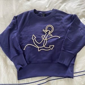 J crew rope anchor sweatshirt
